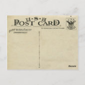 Vintage 4 juli Vuurwerk Briefkaart (Achterkant)