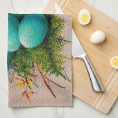Vintage 4 Paasvakantie Theedoek (Quarter Fold)