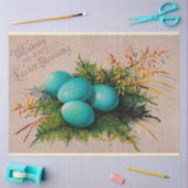 Vintage 4 Paasvakantie Tissuepapier (Craft)