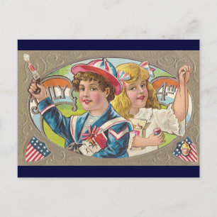 Vintage 4e briefkaart