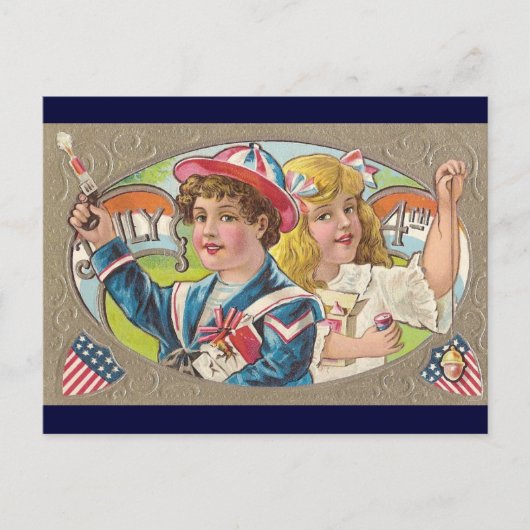 Vintage 4e briefkaart (Voorkant)