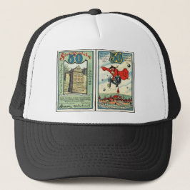 Vintage 50 Pfennig Notgeld-bankbiljet Truckerhoed Trucker Pet