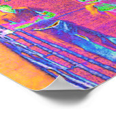 Vintage 50s Atlantic City Boardwalk Retro Popart Poster (Hoek)