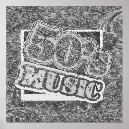 Vintage 50's Music - Poster (Voorkant)