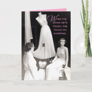 Vintage 50's shopper: Je hebt dit! Bevordering Kaart