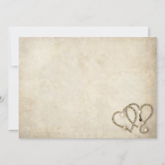 Vintage 50th verjaardagsfeest kaart (Achterkant)