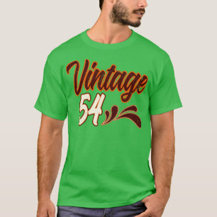 Vintage 54 jaar oud t-shirt