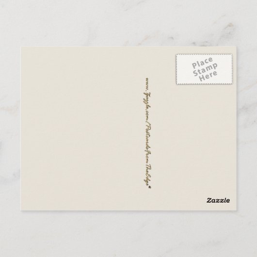 VINTAGE 5 BRIEFKAART (Achterkant)