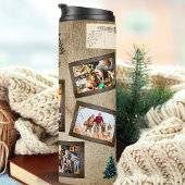 Vintage 5 Fotoalbum Collage Christmas Thermosbeker