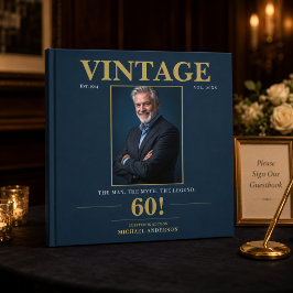Vintage 60 Verjaardag Herinneringen Gastenboek