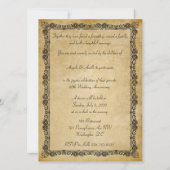 Vintage 60e Jubileum feestdag Kaart (Achterkant)