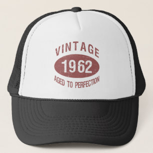 Vintage 60e verjaardag 1962 trucker pet