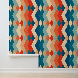 Vintage 60s pattern for Your Living Room Behang