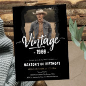Vintage 60th Birthday  Kaart