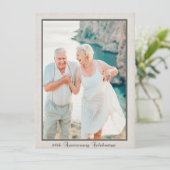 Vintage 60th jubileumviering kaart (Staand voorkant)