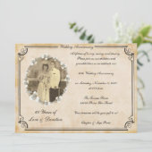 Vintage 60th verjaardagsfeest viering kaart (Staand voorkant)