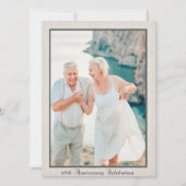 Vintage 60th verjaardagsfeest viering kaart (Voorkant)