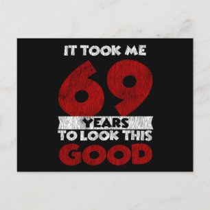 Vintage 69 Jaar Oud Funny 69e Verjaardagscadeau Briefkaart