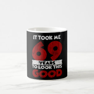 Vintage 69 Jaar Oud Funny 69e Verjaardagscadeau Koffiemok