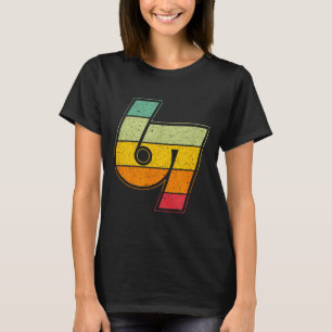 Vintage 6 7 Meme Six Seven Logo Namaste Grappige H T-shirt