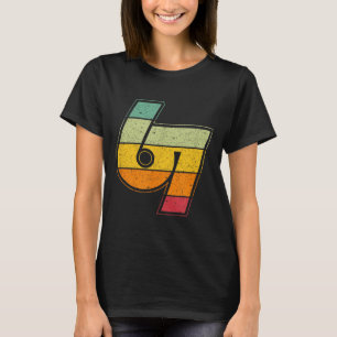 Vintage 6 7 Meme Six Seven Namaste Grappig Hallowe T-shirt