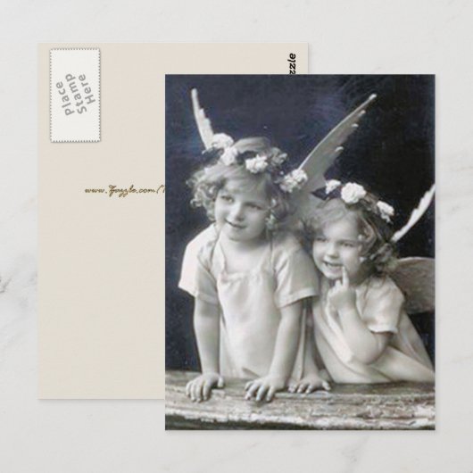 VINTAGE 6 BRIEFKAART (Voorkant / Achterkant)