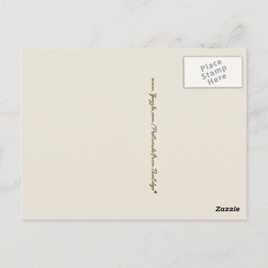 VINTAGE 6 BRIEFKAART (Achterkant)