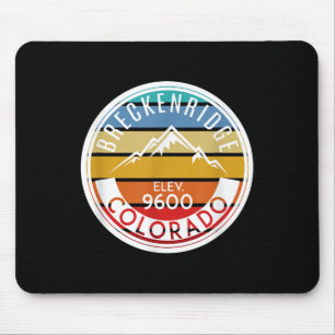 Vintage 70-80-jaren Breckenridge Colorado Rocky Mo Muismat