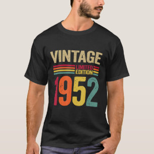 Vintage 70 Maandag Decoraties Mannen 70e dag 1952 T-shirt