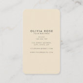 Vintage 70-s Retro regenboog Visitekaartje (Achterkant)