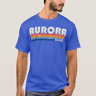 Vintage 70S 80S Style Aurora Co retro T-shirt