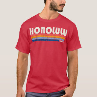 Vintage 70S 80S Style Honolulu Hi retro T-shirt