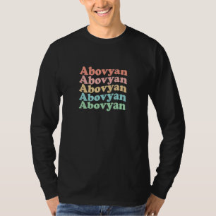 Vintage 70's Armenië Hippie Stad - Retro Abovyan T-shirt