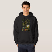Vintage 70s Boho botanische cactus Succulent Hoodie (Voorkant volledig)