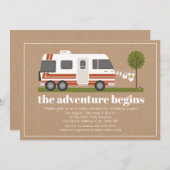 Vintage 70s Motorhome Kaart (Voorkant / Achterkant)