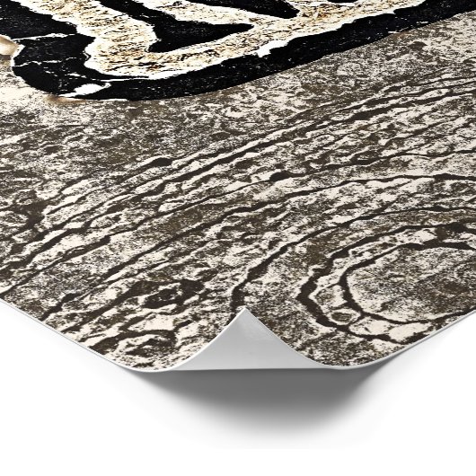 Vintage 70's Music - Poster (Hoek)