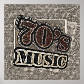 Vintage 70's Music - Poster (Voorkant)