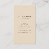 Vintage 70s Retro Stripes Visitekaartje (Achterkant)