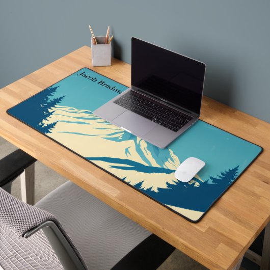 Vintage 70s Ski Club Retro Winter Bureaumat (Kantoor 2)