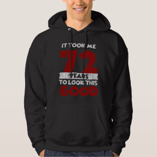 Vintage 72 Jaar Oud Funny 72ste Verjaardagscadeau Hoodie