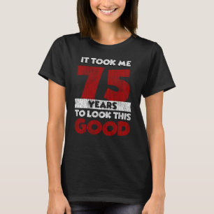 Vintage 75 Jaar Oud Funny 75e Verjaardagscadeau T-shirt