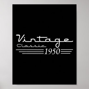 Vintage 75e Verjaardag Decoraties Vintage 1950 75