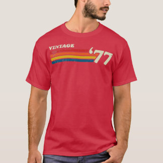 VINTAGE 77 RETRO STRIPES T-SHIRT