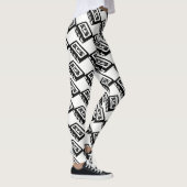 Vintage 80-Cassettebandje Leggings (Rechts)