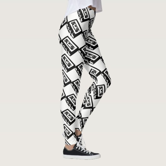 Vintage 80-Cassettebandje Leggings (Rechts)