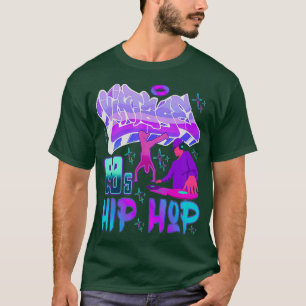 Vintage 80s Hip Hop Retro Graffiti B-boy Dj T-shirt