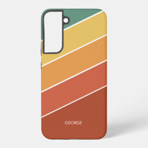 vintage 80s strepen naam samsung galaxy hoesje