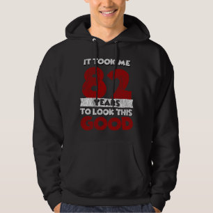 Vintage 82 Jaar Oud Funny 82ste Verjaardag Cadeau Hoodie