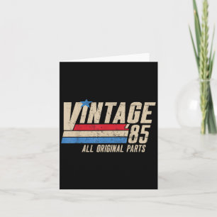 Vintage 85 Retro 40e Verjaardag 1985 Dad 40 voor M Kaart