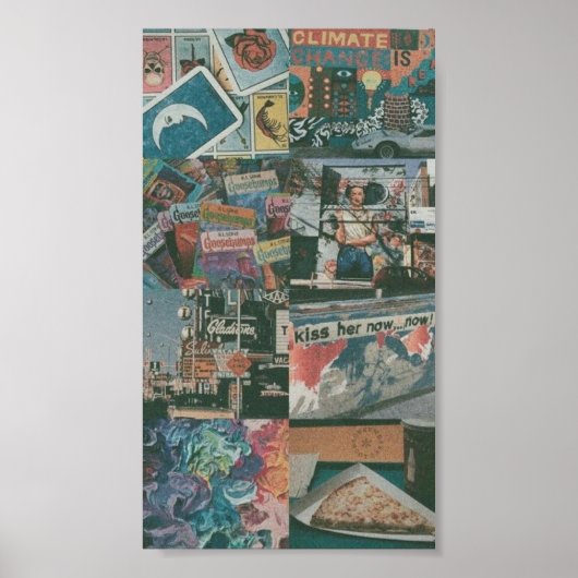 Vintage 90-jaren Aesthetisch Poster (Voorkant)